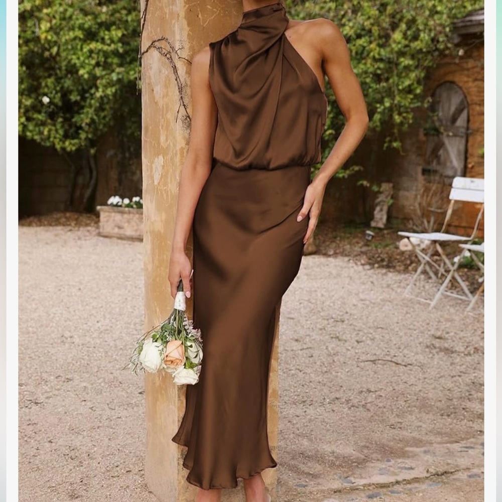 *NEW* satin dress